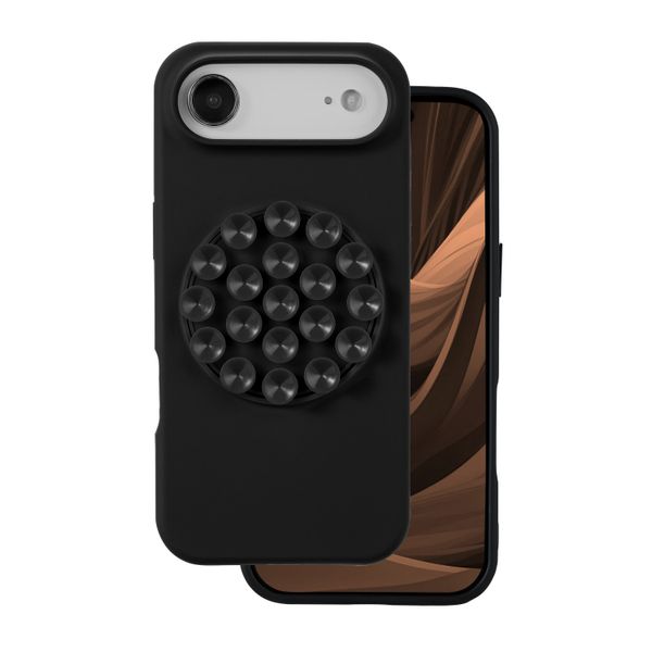 Silikónové puzdro Stick pre iPhone 17 Air 6,6" čierne