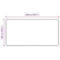 vidaXL Behúň MARSA Sivá 100 x 200 cm Polyester a PVC