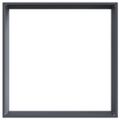 vidaXL Obrubník trávnika 50 x 50 x 13 cm Oceľ Antracitová