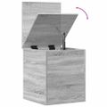 vidaXL Úložný box sivý sonoma 40x42x46 cm kompozitné drevo
