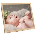 vidaXL Fotorámiky na stôl, koláž 5 ks, svetlý dub 28x35 cm