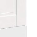 vidaXL Panel umývačky riadu Porto lesklá biela 45x1,5x57 cm kompozitné drevo
