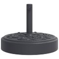 vidaXL Podstavec pod slnečník pre Ø38/48 mm tyče 25 kg kruh