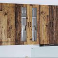 vidaXL Dvierka na umývačku Kalmar Staré drevo 60 x 31 x 100 cm