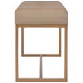 vidaXL Lavička 80 cm béžová zamatová