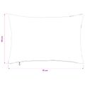 vidaXL Poťah na podložku 2 pcs HEERLEN Tmavosivá 50 x 75 cm manšestr