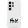 Puzdro Karl Lagerfeld IML Peekaboo Karl&Choupette MagSafe pre Samsung Galaxy S26 Ultra transparentné
