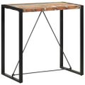 vidaXL Barový stolík 110x60x110 cm masívne recyklované drevo