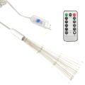 vidaXL Vonkajšie vianočné prskavky 2 ks, studená biela 20 cm, 280 LED