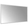 vidaXL Zrkadlo do kúpeľne s LED Priehľadná 100 x 50 cm tvrdené sklo