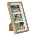 vidaXL 3D fotorámiky 3 ks, prírodné 18x35 cm na 3 fotky (10x15 cm)