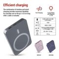 Powerbanka EMOS WI 522 /B0555GY/, 5 000 mAh, 20 W+Wireless, sivá