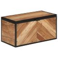 vidaXL Úložný box 60x30x30 cm masívna akácia a železo