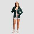 Dámska mikina Zipper Hoodie Pine - GymBeam, veľkosť M