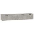 vidaXL Nástenné skrinky 2 ks betónovosivé 100x36,5x35 cm sprac. drevo