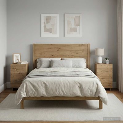 vidaXL Nočný stolík 2 pcs Dub artisan 33,5 x 34,5 x 60 cm