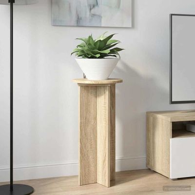 vidaXL Stojan na rastliny 2 pcs Dub sonoma 29,5 x 29,5 x 60 cm