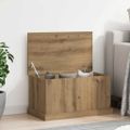 vidaXL Úložné boxy dub artisan 70x40x38 cm kompozitné drevo