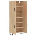 vidaXL Vysoká skrinka dub sonoma 69,5x34x180 cm spracované drevo