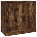 vidaXL Komoda dymový dub 70x35,5x67,5 cm spracované drevo
