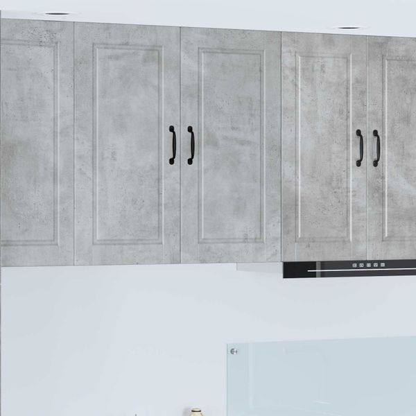vidaXL Nástenná skrinka PORTO Betónová šedá 80 x 31 x 80 cm