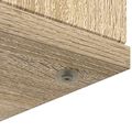 vidaXL Rám krbu Dub sonoma 100 x 20 x 100 cm Kompozitné drevo