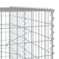 vidaXL Gabiónový kôš s krytom 150x100x200 cm pozinkované železo