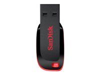 Jednotka USB flash - 128 GB - USB - černá, červená