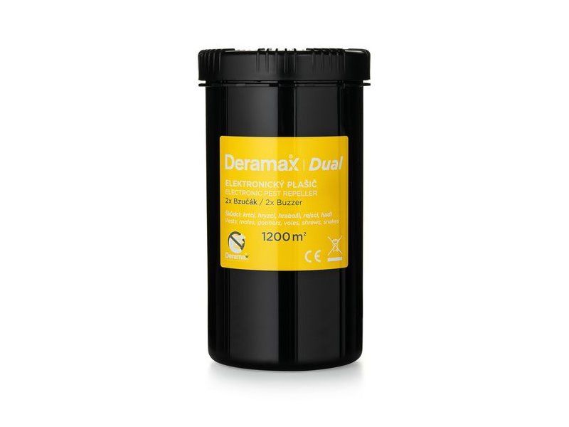Deramax DUAL Elektronický odpuzovač-plašič krtků a hryzců