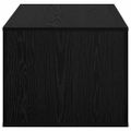 vidaXL Konferenčný stolík Čierny dub 80 x 50 x 40 cm Kompozitné drevo