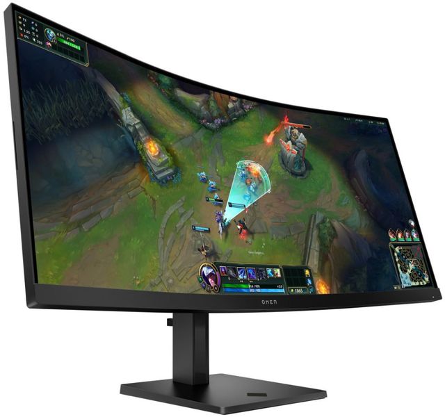 HP OMEN/34c G2/34"/VA/wQHD/180Hz/1ms/Black/2R HP OMEN 34c G2/ 34"/ 3440x1440/ VA/ 1ms/ 400 cd/m2/ 3000:1/ HDMI/ DP/ jack/ VESA/ čierny