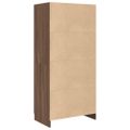vidaXL Šatník hnedý dub 82,5x51,5x180 cm spracované drevo