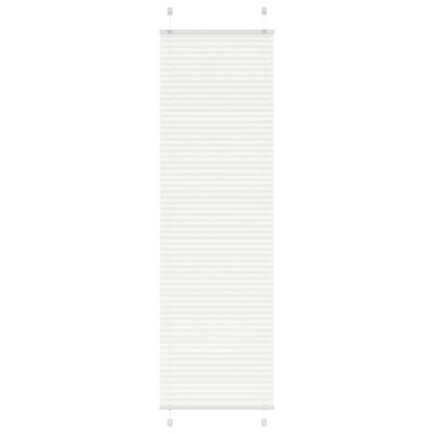vidaXL plisovaná roleta biela 65x200 cm šírka látky 64,4 cm