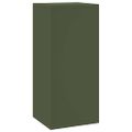 vidaXL Stojan na rastliny 2 pcs Olivovo zelená 24 x 24 x 55 cm Oceľ