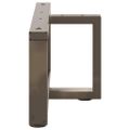 vidaXL Nohy konferenčného stolíka v tvare T, 2 ks, čierne, 70x25x(30-31) cm, oceľové