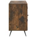 vidaXL Servírovacia skriňa so zásuvkou Dymový dub 89 x 34,5 x 60 cm