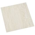 vidaXL Samo-lepiace podlahové dosky Krémová 30,5 x 30,5 cm 20 ks PVC