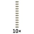 Skrutková svorkovnica 12× 4–6mm2, 450 V, biela, 10 ks