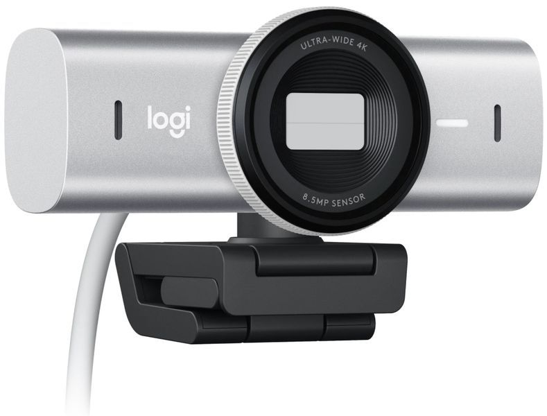 Logitech webkamera MX Brio/ 4K/30fps / 1080p/60fps/ pole gray Webkamera, 4K Ultra HD, 30 fps, Sony STARVIS 8,5 MP, AI vylepšenie obrazu, duálny mikrofón, automatické ostrenie, USB-C