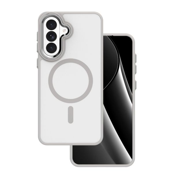 Magnetický obal Frozen pre Samsung Galaxy A57 5G sivý