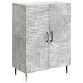 vidaXL Servírovacia skriňa Betónovo sivá 66 x 34,5 x 89,5 cm