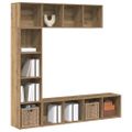 VidaXL skrinky na knihy 3 ks Artisan Oak Engineered Wood