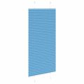 vidaXL Plisovaná roleta modrá 60x150 cm, šírka látky 59,4 cm, polyester