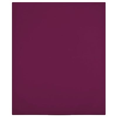 vidaXL Plachty Jersey 2 ks bordová 90x200 cm bavlna