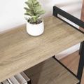vidaXL Regál na knihy 60 x 30 x 50 cm Kompozitné drevo Sonoma dub