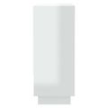 vidaXL Komoda lesklá biela 97x31x75 cm drevotrieska