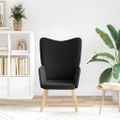 vidaXL kreslo Čierna 62 x 67 x 95,5 cm Sherpa látka