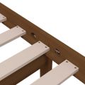 vidaXL Posteľný rám medový drevený masív 75x190cm malé jednolôžko