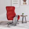 vidaXL Relaxačné kreslo vínovo-červené umelá koža