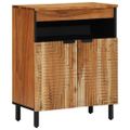 vidaXL Servírovacia skriňa Hnedá 60 x 33 x 75 cm Masívne mango drevo